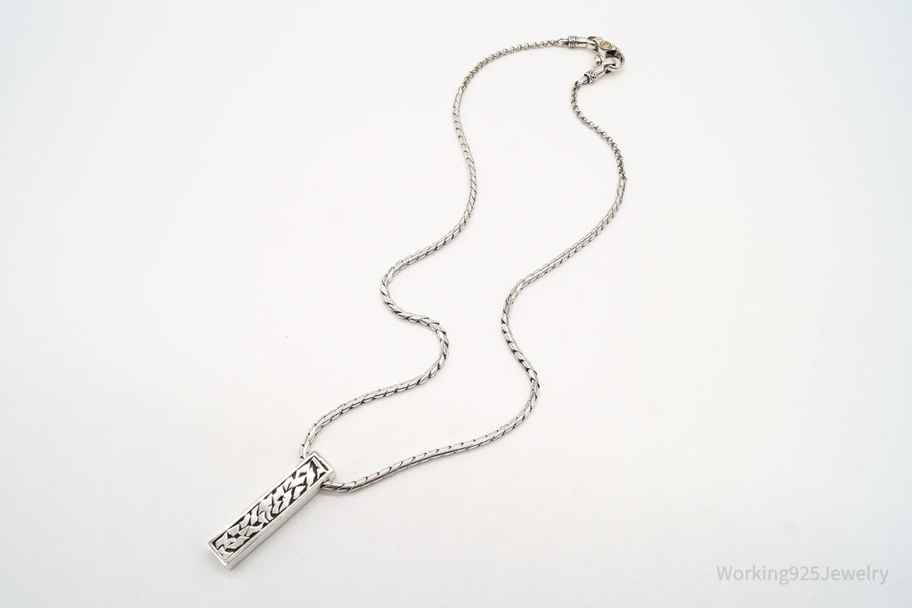 Vintage Bali Style Chain Sterling Silver Necklace | Jewelry > Necklaces > Pendants | Wiccan Center