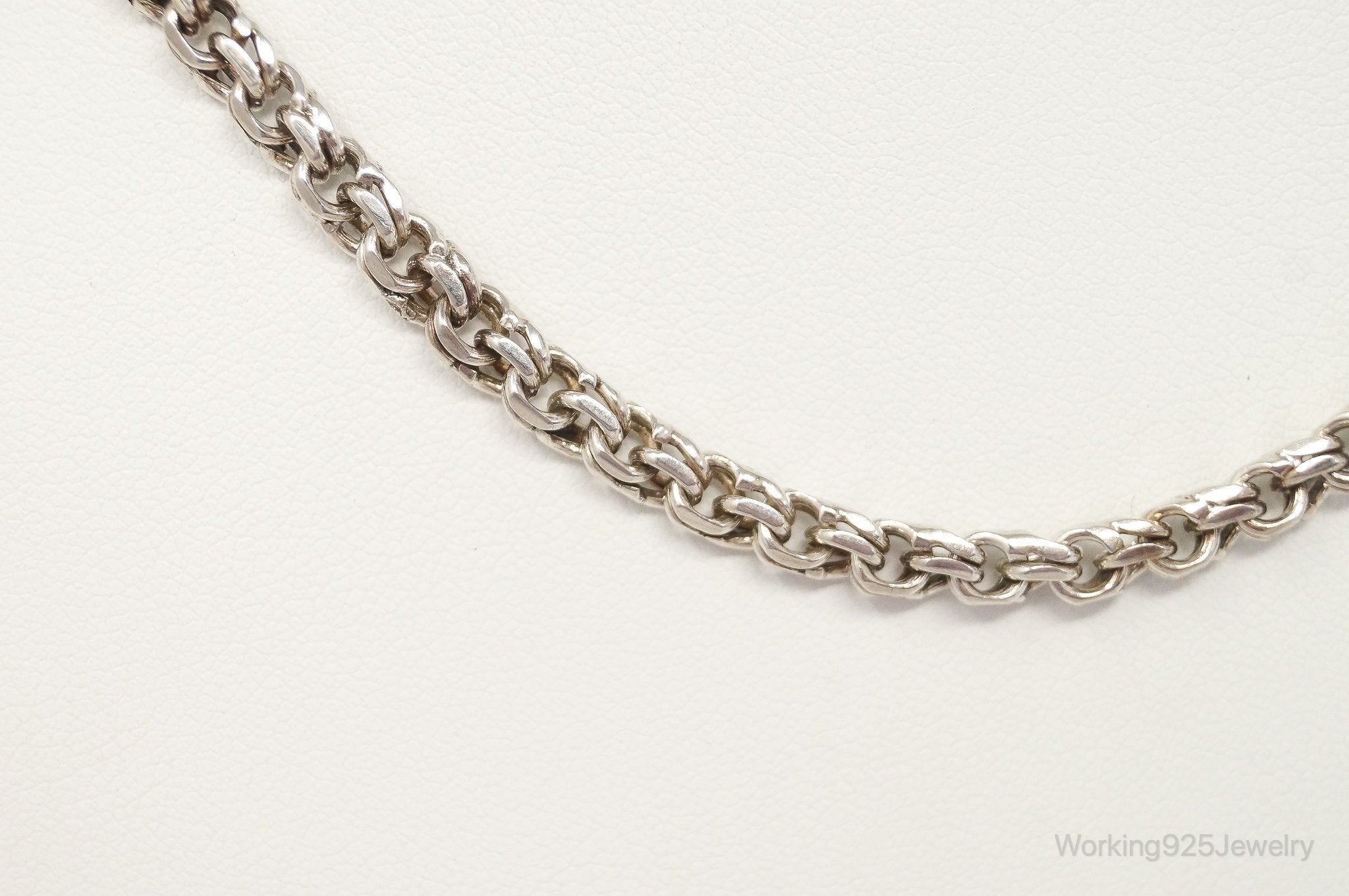 Vintage Mexico Modernist Designer SAUL Sterling Silver Chain Necklace | Jewelry > Necklaces > Pendants | Wiccan Center