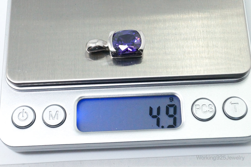 Vintage Amethyst Sterling Silver Necklace Pendant | Jewelry > Necklaces > Pendants | Wiccan Center