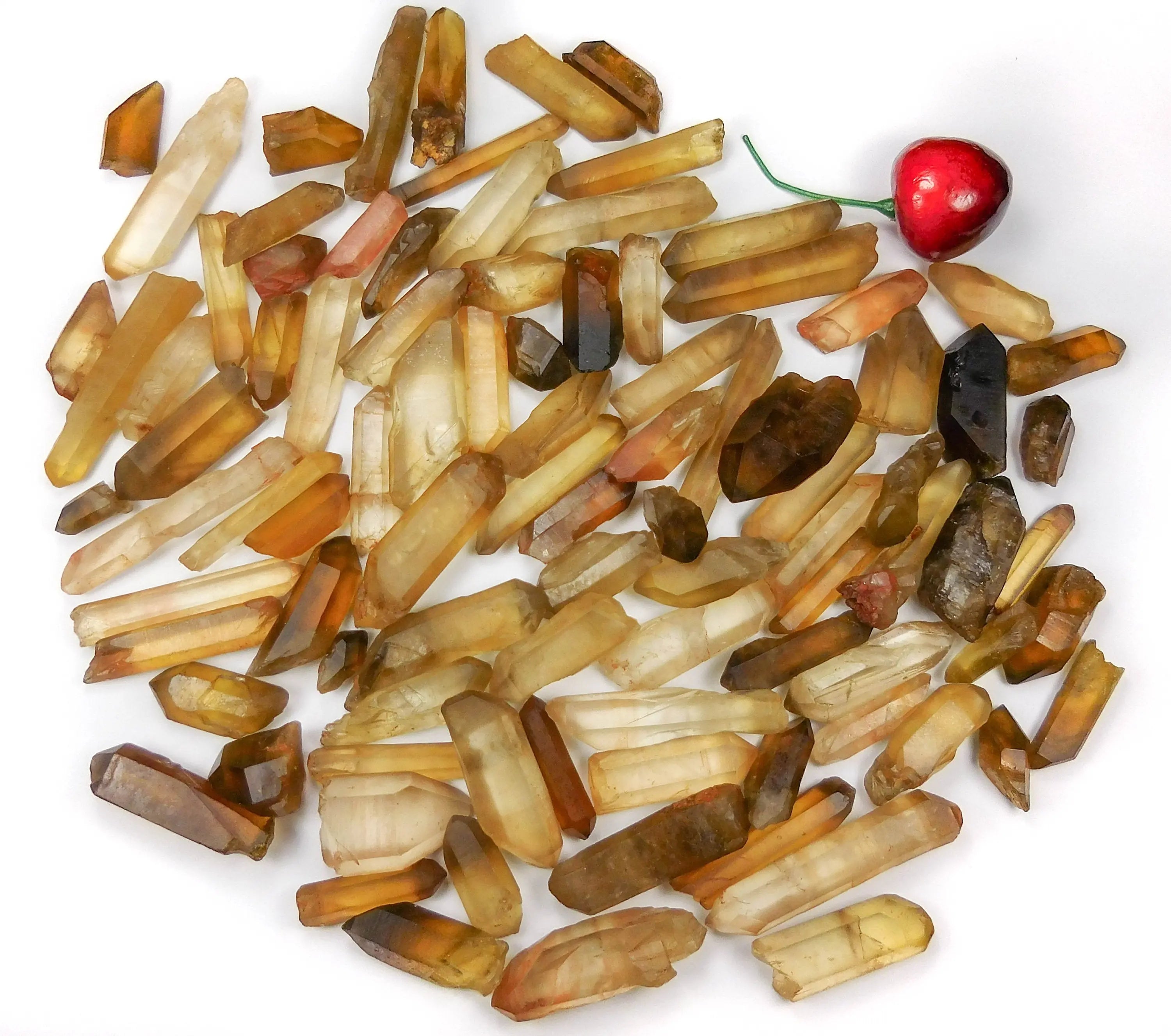 Citrine Lot 50 Grams (6 to 10 pcs) Natural Untreated Crystal Points | Craft Supplies & Tools > Beads, Gems & Cabochons > Gemstones | Wiccan Center