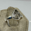 Sterling Silver Herkimer Diamond Ring - Size 9 - Clarity, Intuition & Alignment | Rings | Wiccan Center