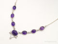 Vintage Amethyst Bib Style Silver Necklace | Jewelry > Necklaces > Pendants | Wiccan Center