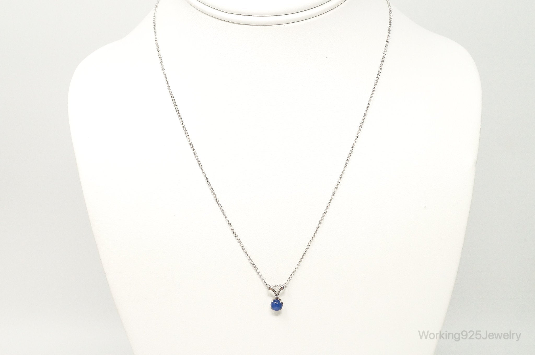 Vintage Star Sapphire Sterling Silver Necklace | Jewelry > Necklaces > Pendants | Wiccan Center