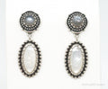 Native Carolyn Pollack Relios Grey Moonstone Mother Of Pearl S. Silver Earrings | Jewelry > Earrings | Wiccan Center