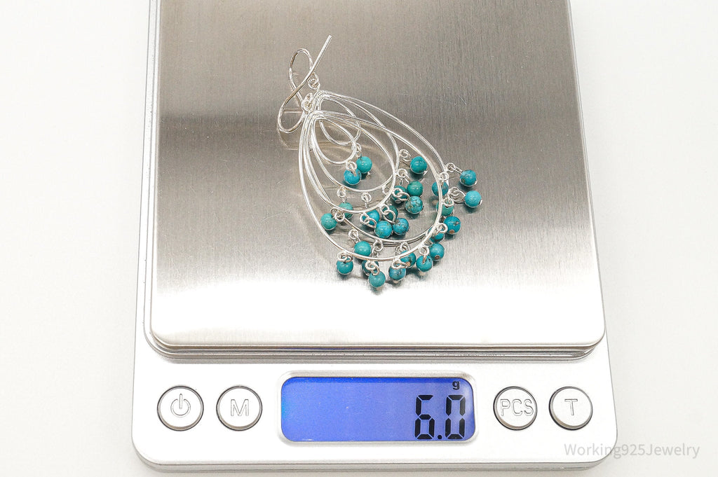 Designer SX Turquoise Sterling Silver Earrings | Jewelry > Earrings | Wiccan Center
