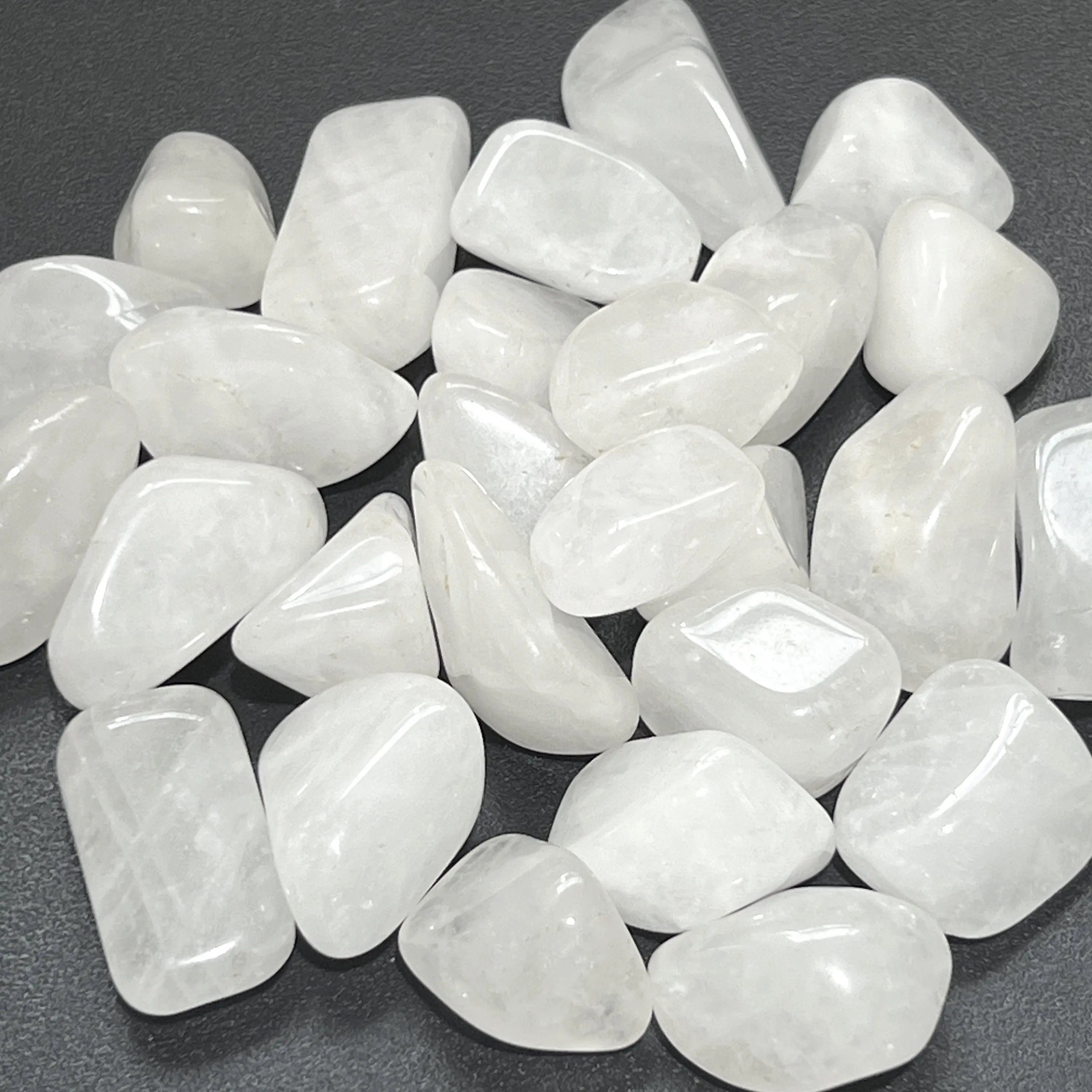 White Quartz Crystal Tumbled Stones (By The Piece or Pound) Wholesale | Home & Living > Home Decor > Home Accents > Rocks & Geodes | Wiccan Center