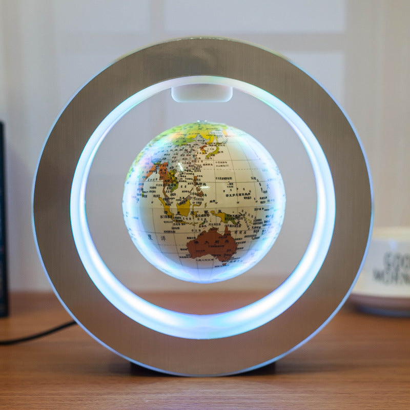 Round LED World Map Floating Globe Magnetic Levitation Light Anti Gravity Magic | 0 | Wiccan Center