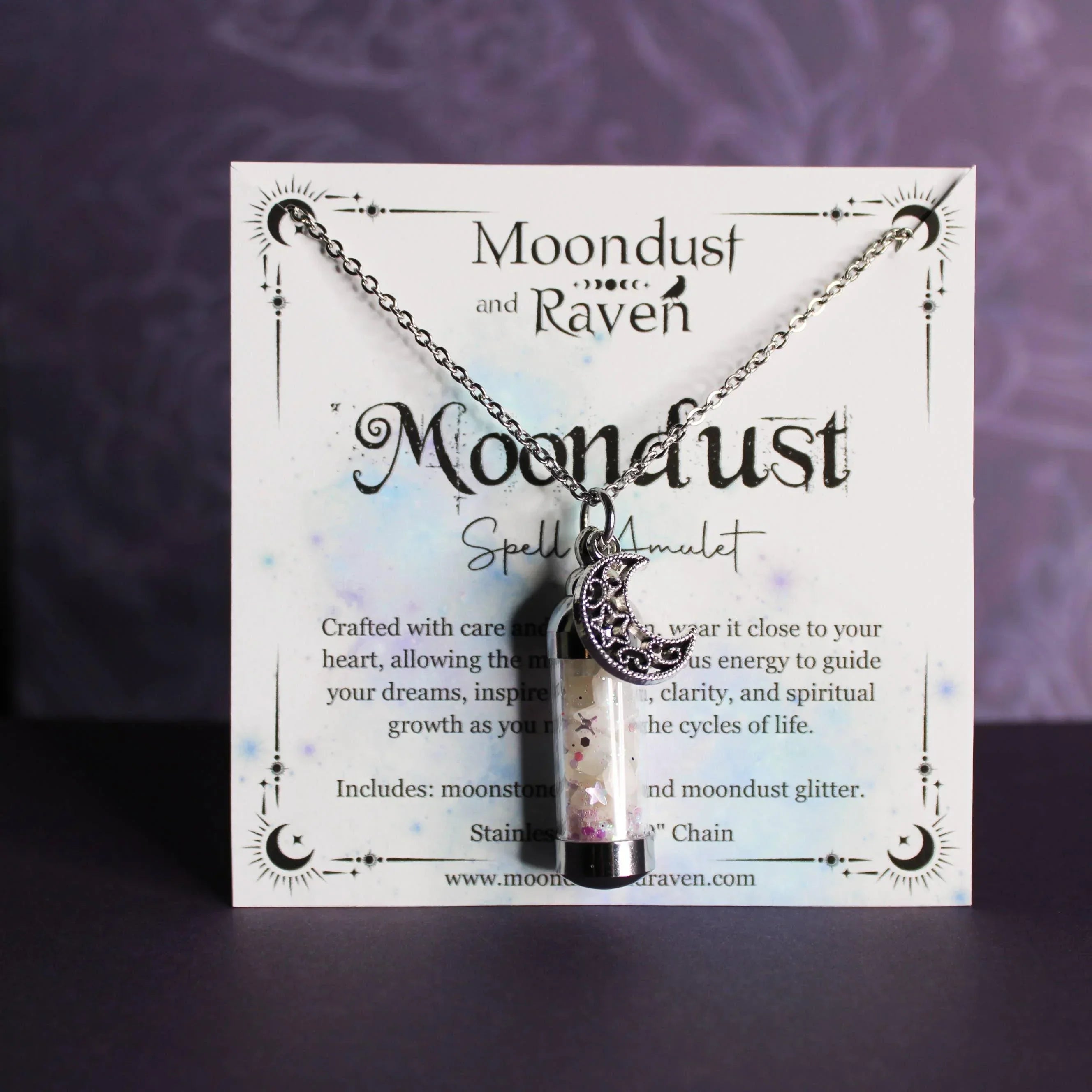 Moondust Spell Jar Necklace