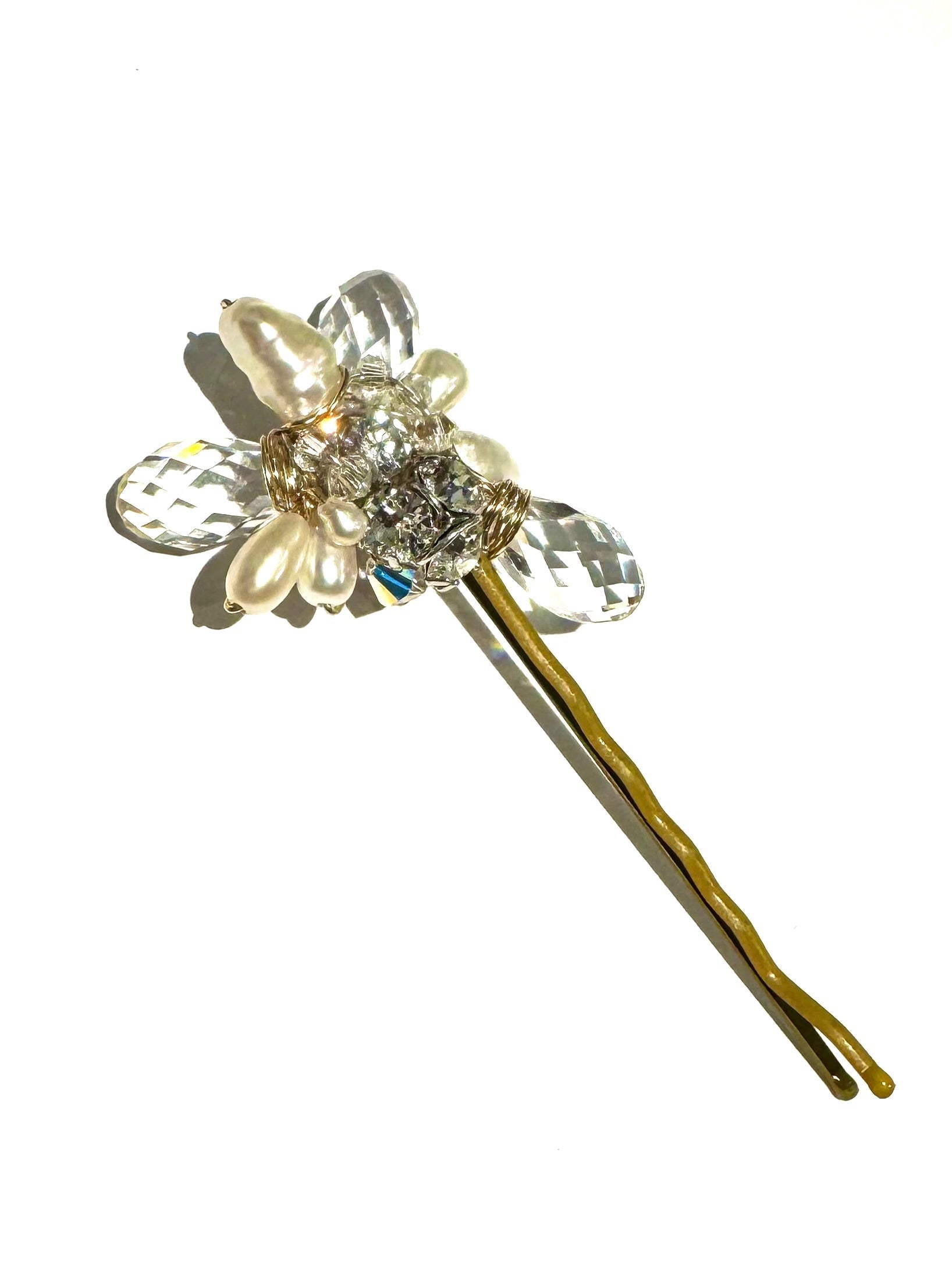 Swarovski Flower Hair Pin