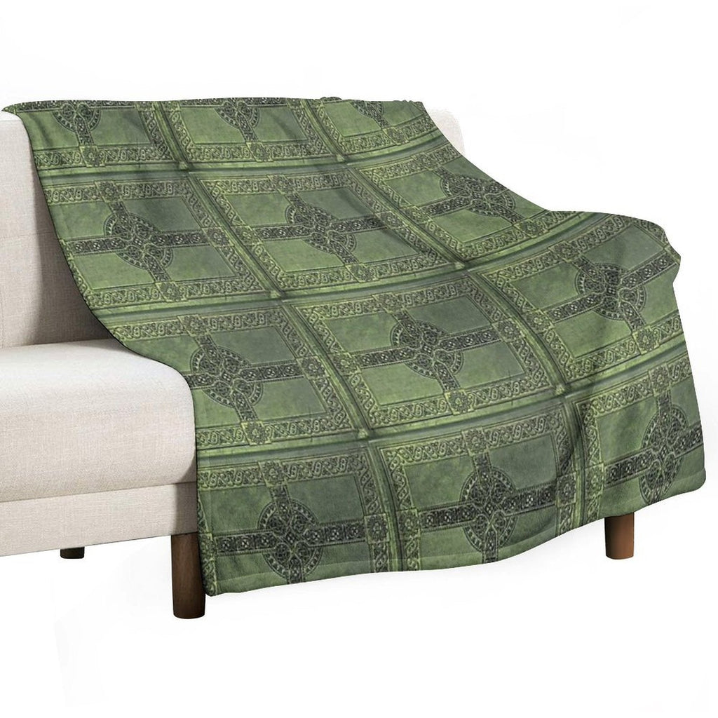 Celtic Knotwork Compact Throw Blanket