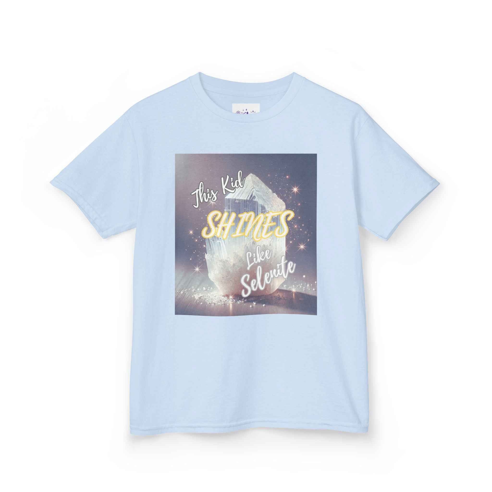 Kids TShirt 'This Kid Shines Like Selenite' | Kids clothes | Wiccan Center