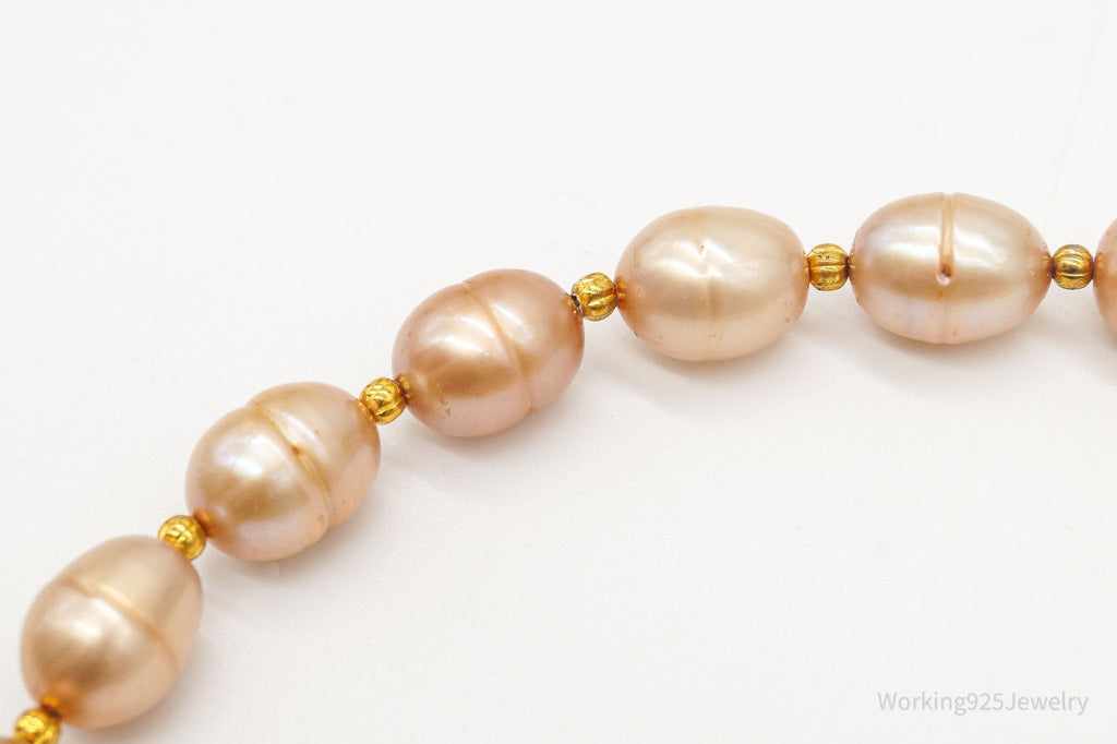 Designer RLM Studio Hammered Sun Pearl Bead Brass Sterling Silver Necklace | Jewelry > Necklaces > Pendants | Wiccan Center