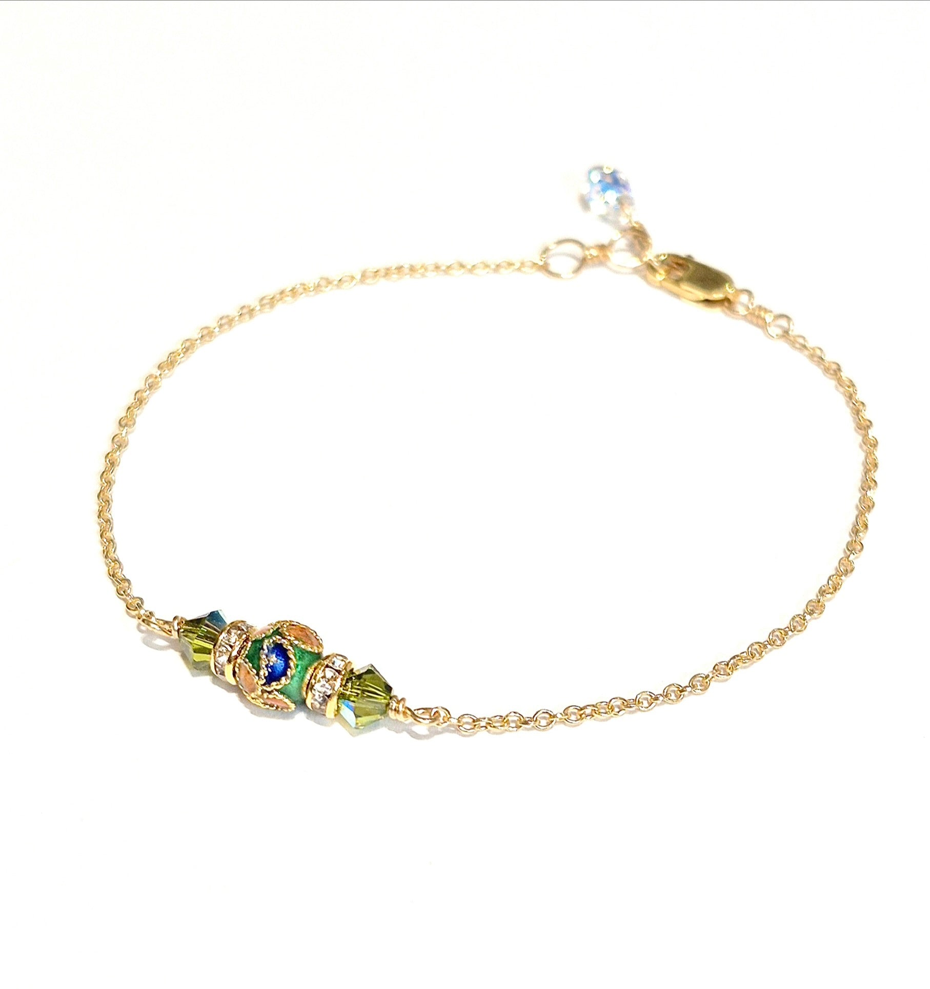 Eva Dainty bracelet with Swarovski Clasp