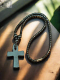 Hematite Ankh Necklace