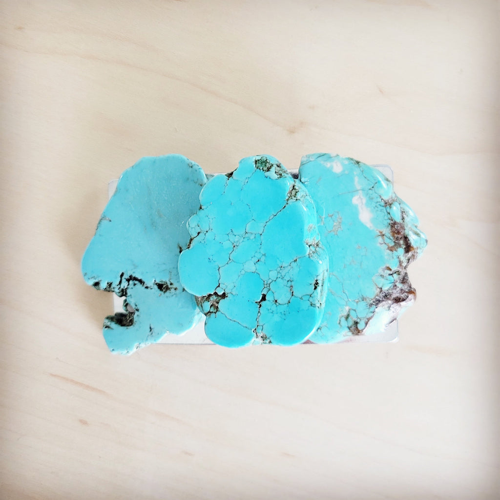 Triple Turquoise Slab Belt Buckle 906s | Belt Buckle | Wiccan Center