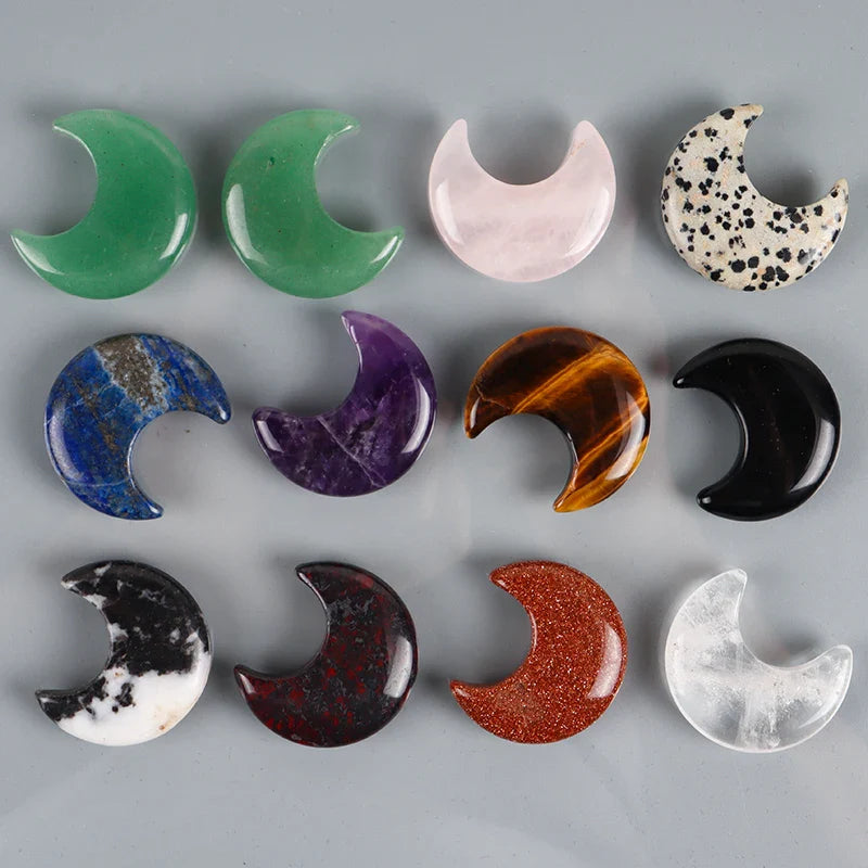 Assorted Crystal Moons | Crystals | Wiccan Center
