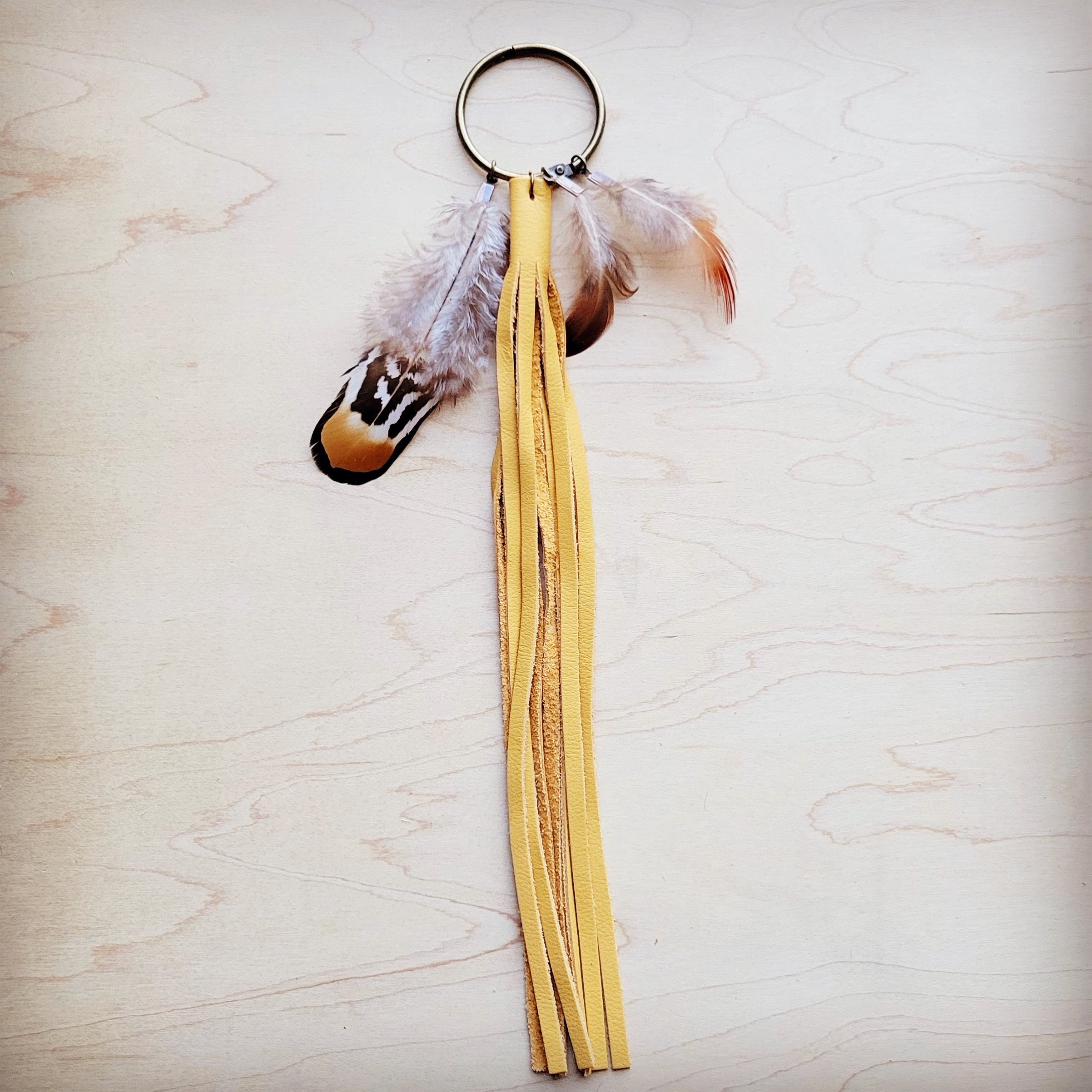 Boho Western Boot Bling Charm with Leather Fringe 500d | Boot Charm | Wiccan Center
