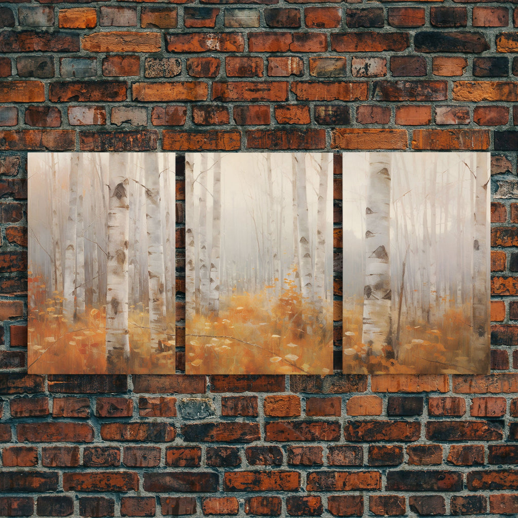 Forest Wall Art, Trees Art Print, Nature Art, Canvas Print, Wall Art, 3 Piece Wall Art, Country Wall Art, Office Decor, Above Bed Art | | Wiccan Center