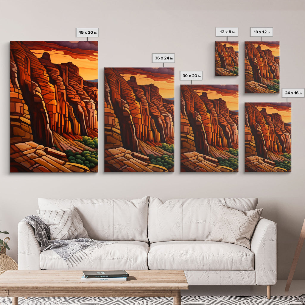 Canyon Art, River Wall Art, Landscape Wall Print, Canvas Print, Wall Art, 3 Piece Wall Art, Appreciation Gift, Ranch Decor, Western Wall Art | | Wiccan Center