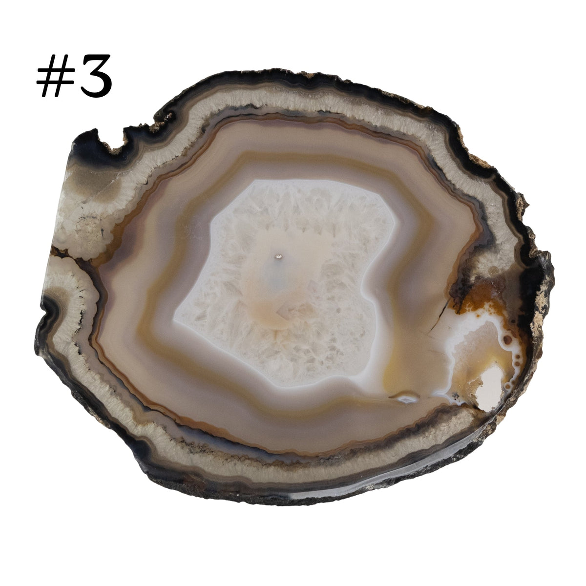 Large Natural Agate Slice | | Wiccan Center