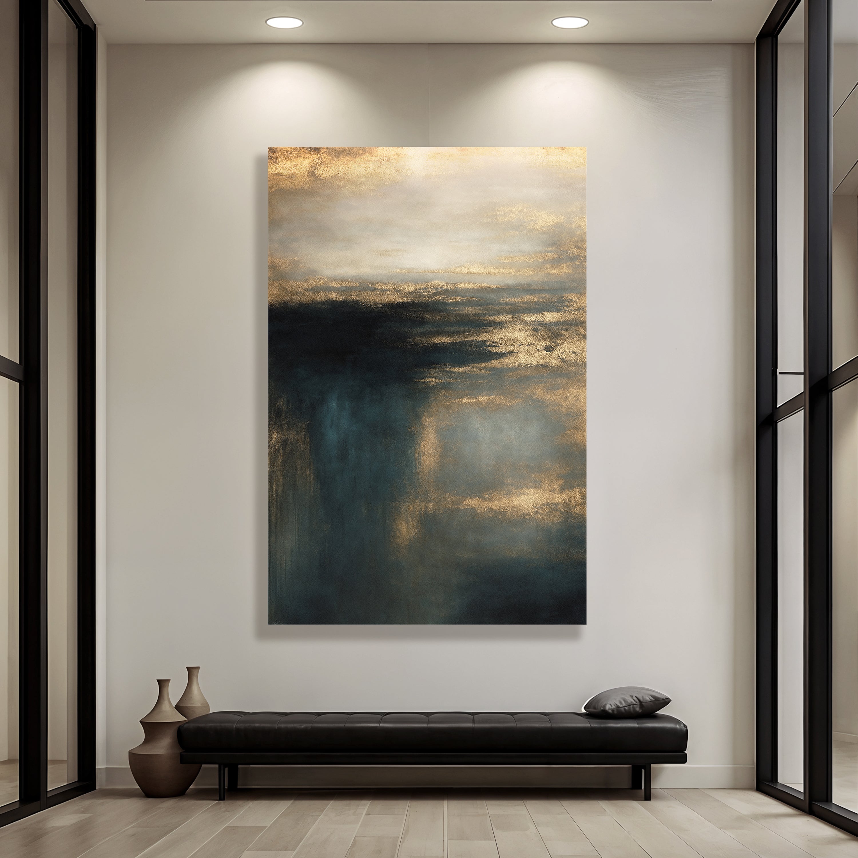 Cloudscape Glimmer Wall Art | Canvas | Wiccan Center