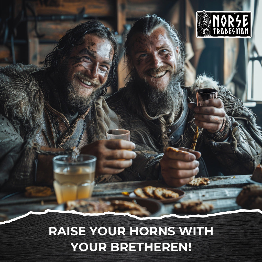 Viking Shot Cups – Genuine Ox Horn 5-Pack