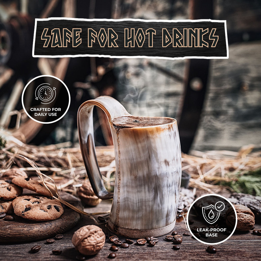 Horn Tankard Mug ( Pick your Polish )
