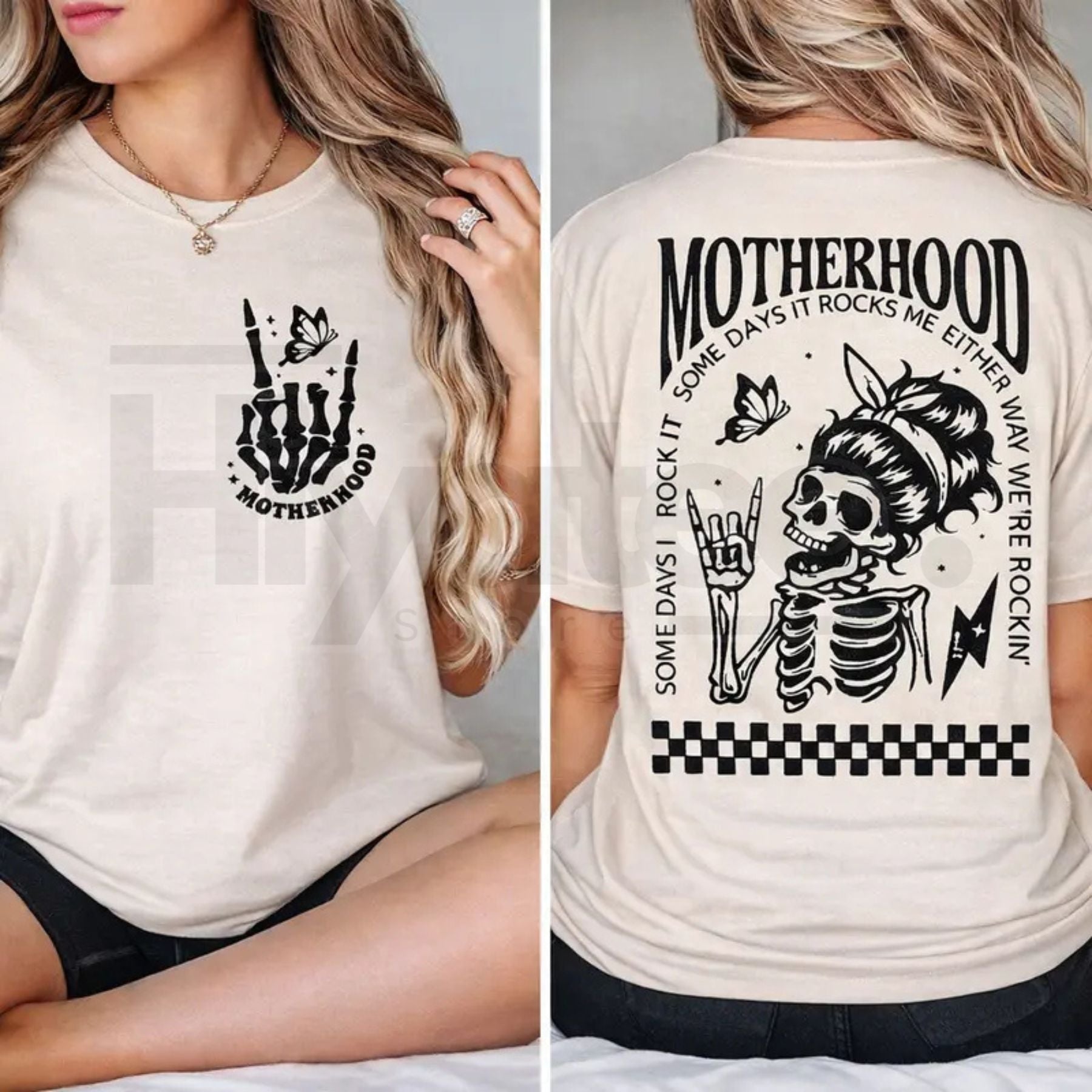 "Motherhood: Sometimes I Rock It" – Funny Sincere Mom Life Graphic Top