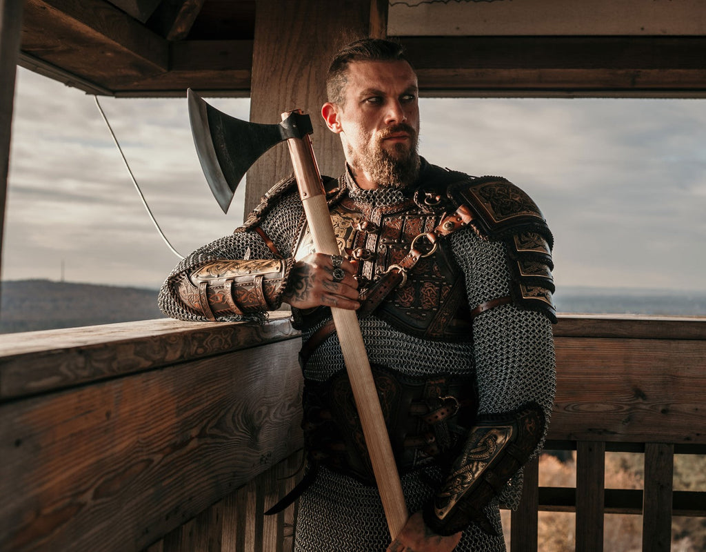 Viking Broad Axe – 5-Foot Long Axe Replica | Armory | Wiccan Center