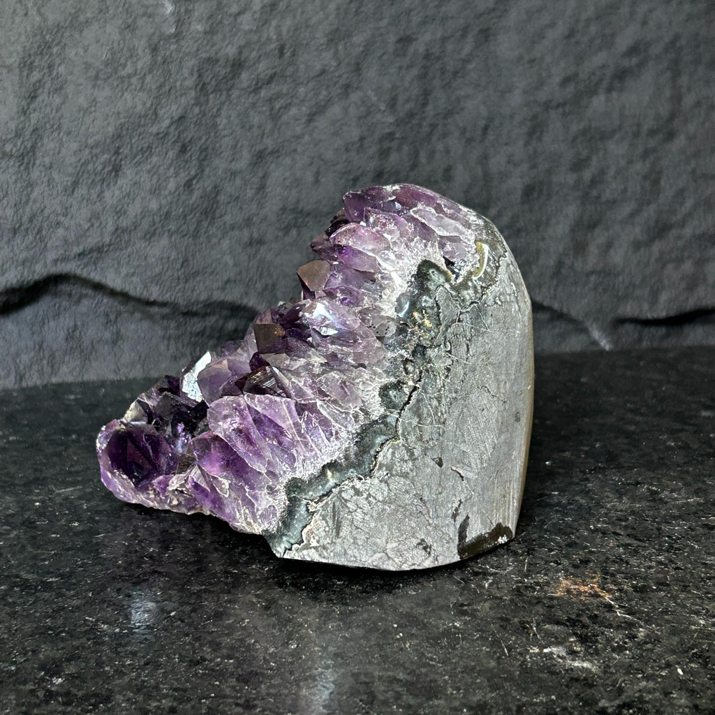 3 Lb Amethyst Cave Geode, 4.5 in tall Huge Crystal Cluster for Collectors | Amethyst Geodes | Wiccan Center