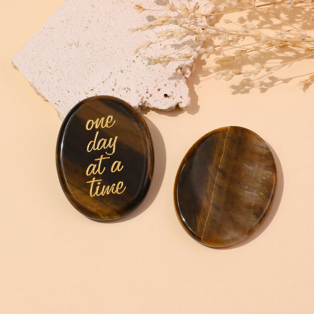 One Day at a Time Pocket Crystal Stone | Crystal Stone | Wiccan Center