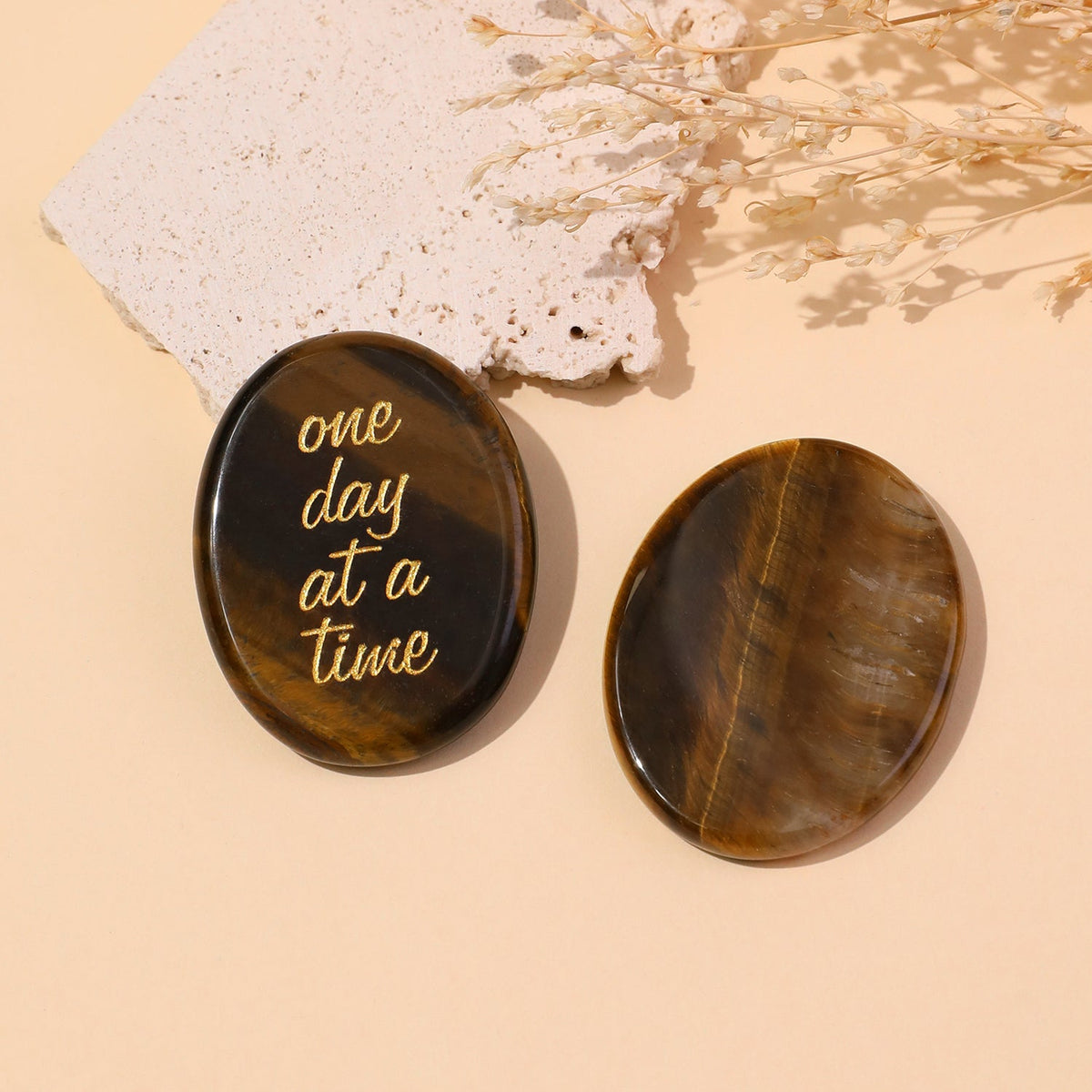 One Day at a Time Pocket Crystal Stone | Crystal Stone | Wiccan Center