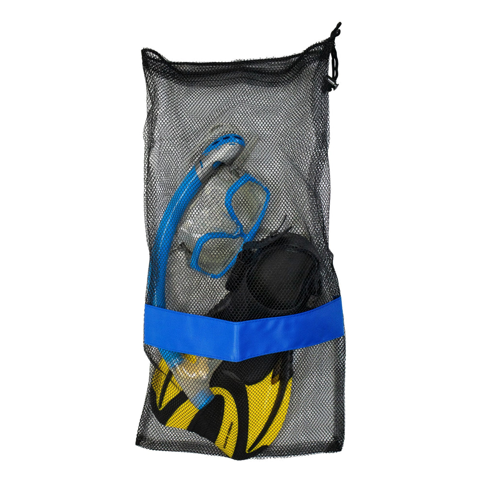 Scuba Diving Snorkeling Drawstring Mesh Bag - 25" x 13" | Mesh Bags | Wiccan Center