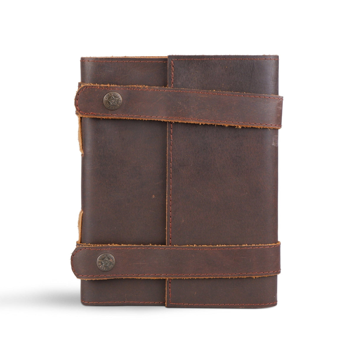 Vintage Dark Brown Leather Journal | Journals | Wiccan Center