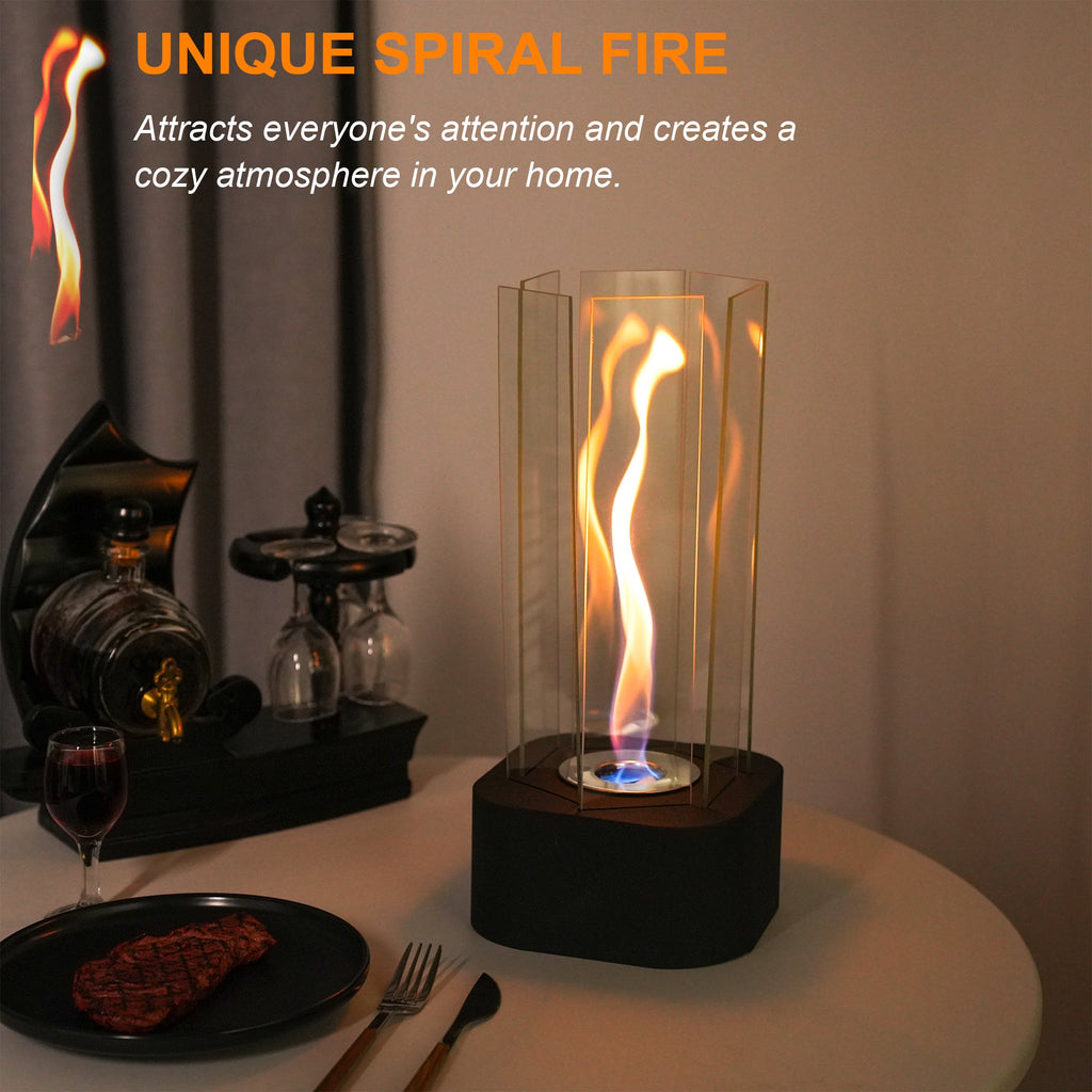 Hexagonal Clean-Burning Fuel Vented-Free Fireplace | | Wiccan Center