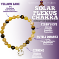 Solar Plexus Chakra Stretch Bracelet (8mm) | Beaded Stretch Bracelet | Wiccan Center