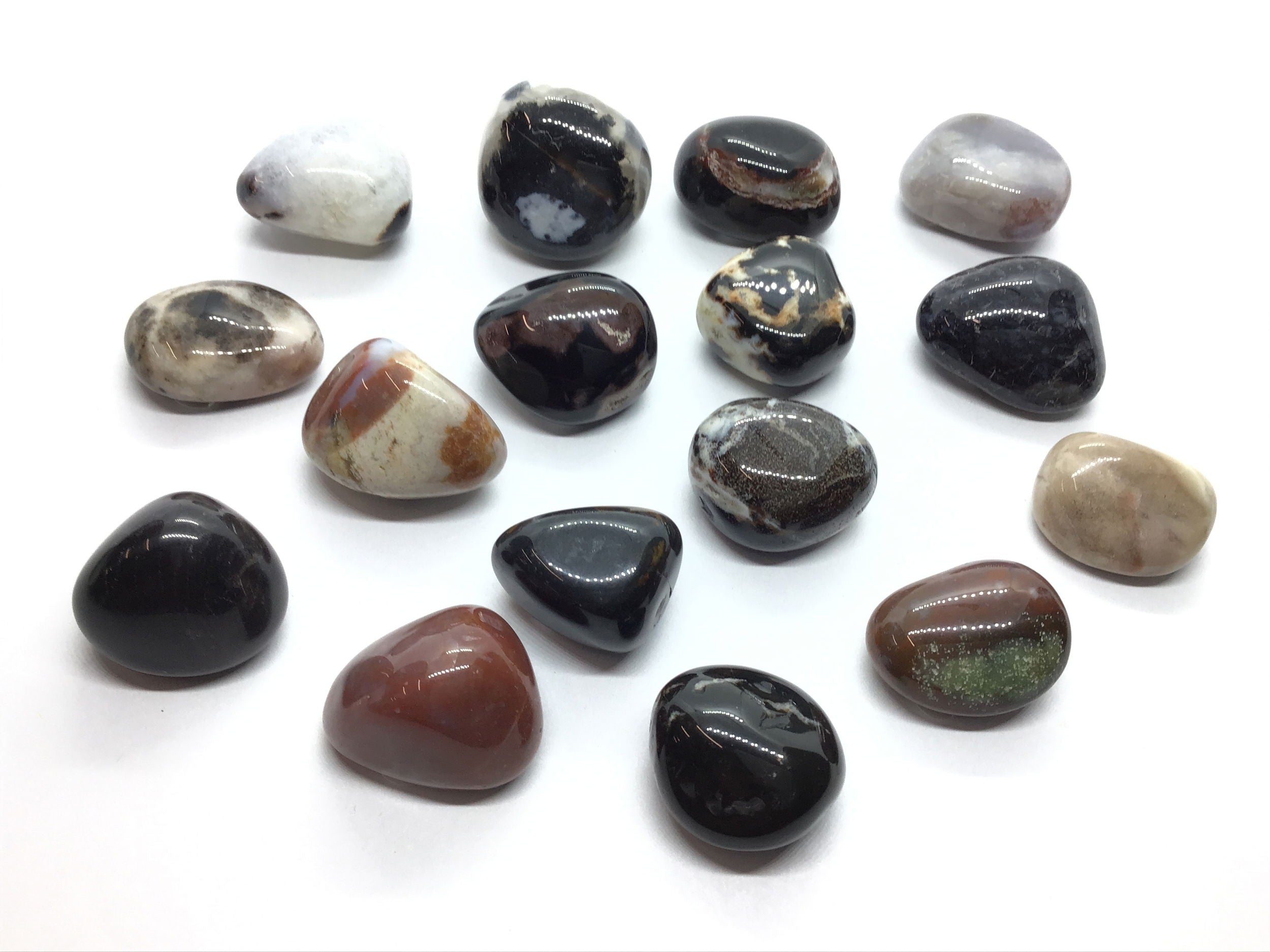 Tumbled Zebra Jasper - Multicolor (Singles) | Crystals & Minerals > Specimens | Wiccan Center