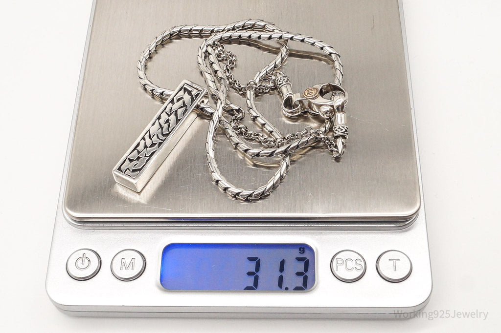 Vintage Bali Style Chain Sterling Silver Necklace | Jewelry > Necklaces > Pendants | Wiccan Center