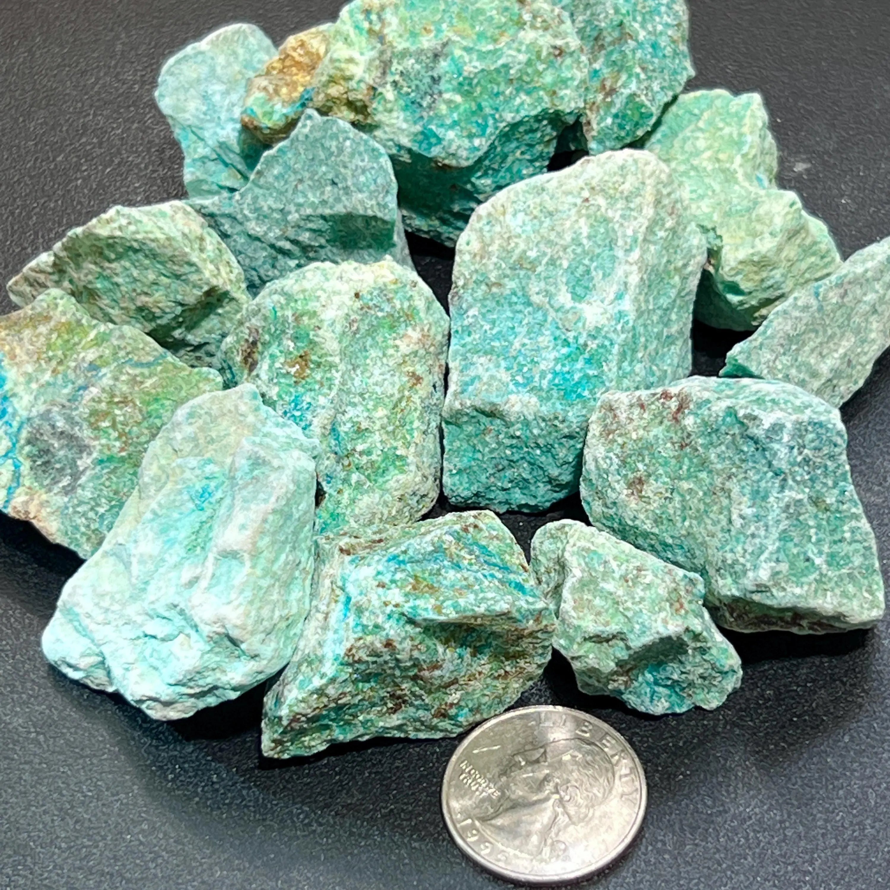 Chrysocolla Mineral Rough Raw Stones (By The Piece or Pound) | Home & Living > Home Decor > Home Accents > Rocks & Geodes | Wiccan Center