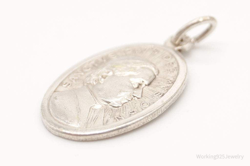 Antique Italian Pope Vatican Sanctvs Pivs Silver Pendant | Jewelry > Necklaces > Pendants | Wiccan Center