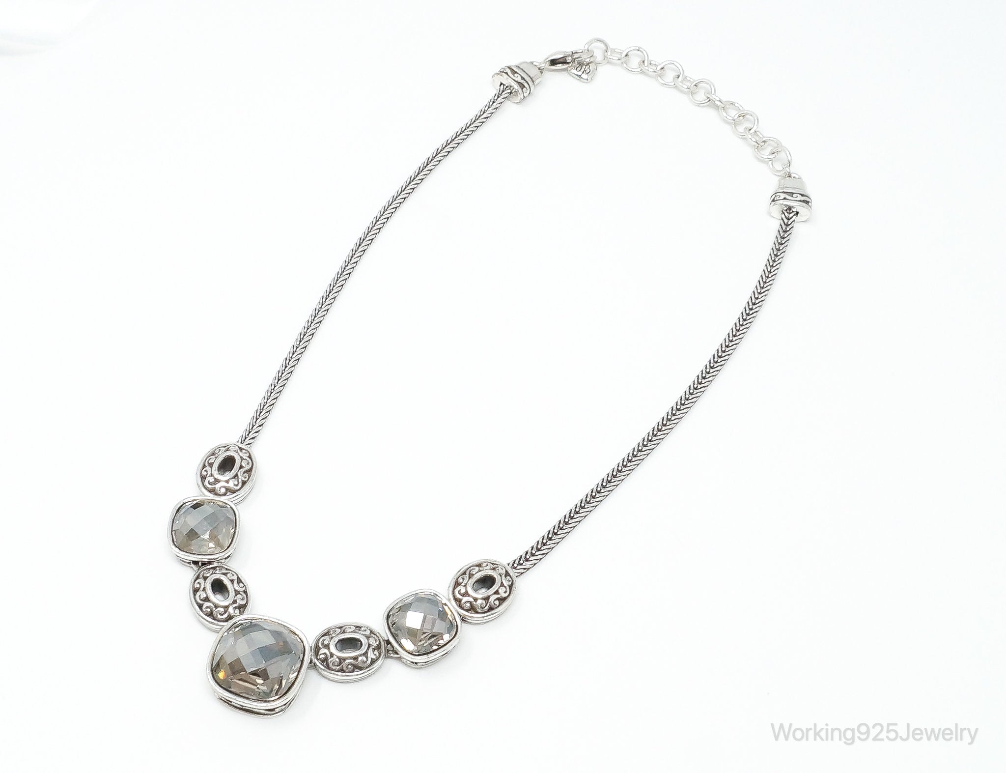 Designer Brighton 'Venus Rising" Crystal Toggle Sterling Silver Necklace | Jewelry > Necklaces > Pendants | Wiccan Center