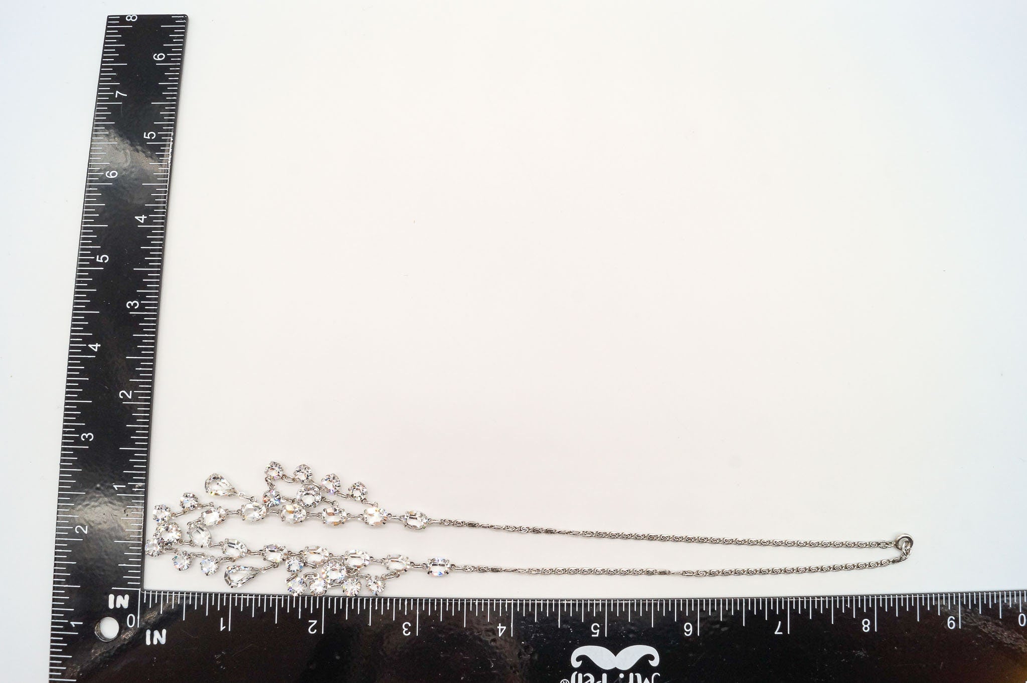 Antique Crystal Sterling Silver Necklace 16" | Jewelry > Necklaces > Pendants | Wiccan Center