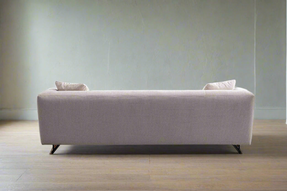 Arden Collection Modern Fabric 3-Seater Sofa - White | Sofa | Wiccan Center