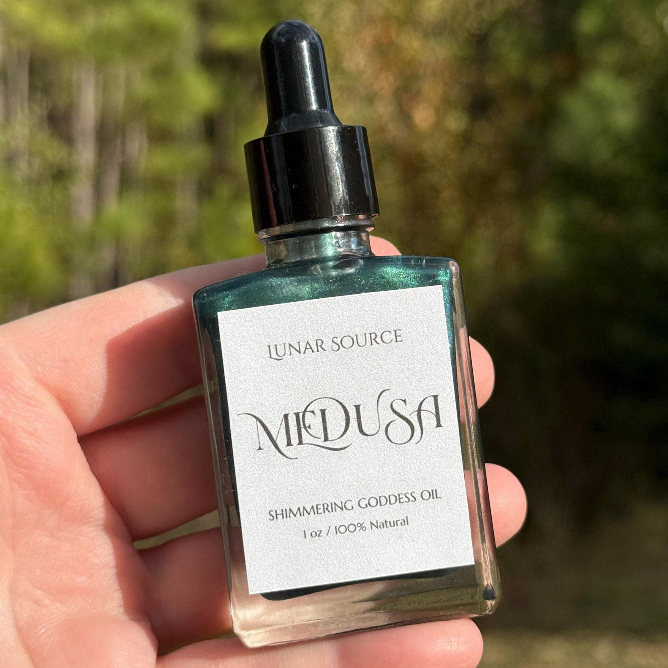 Medusa Luxury Shimmering Body Perfume Oil | Greek Mythology Snake Hair Gorgon Witchcraft Altar Ritual Spell Deity Intention Pagan Gift | | Wiccan Center