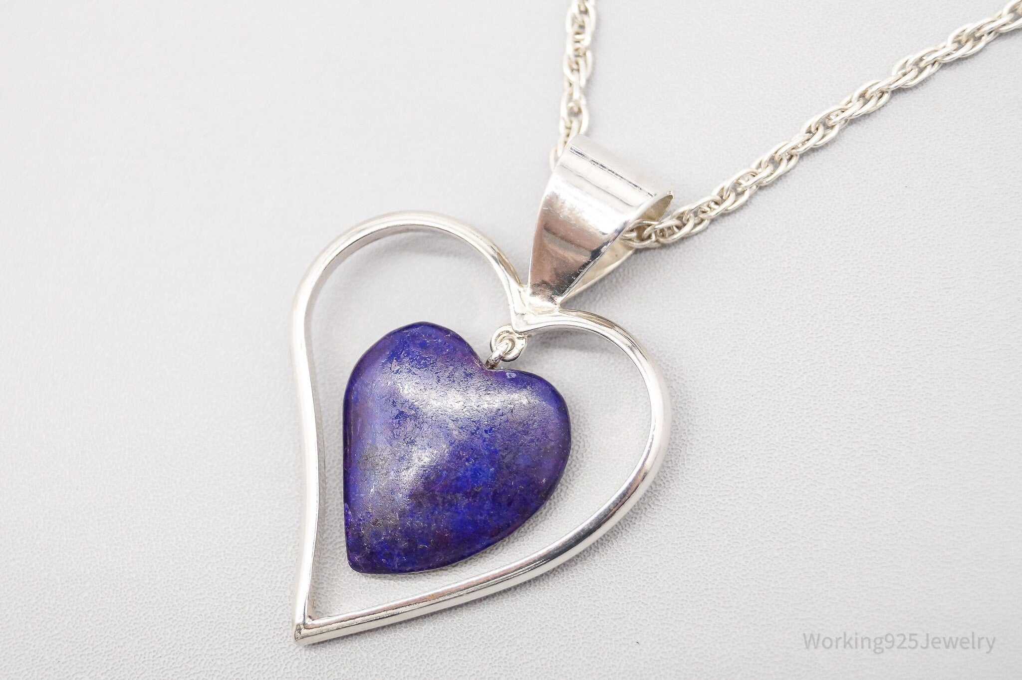 VTG Southwestern Desert Rose Trading Lapis Lazuli Sterling Silver Necklace | Jewelry > Necklaces | Wiccan Center