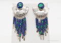 Vintage Native American Azurite Sterling Silver Earrings | Jewelry > Earrings | Wiccan Center