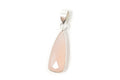 Vintage Designer TGGC Rose Quartz Art Deco Sterling Silver Necklace Pendant | Jewelry > Necklaces > Pendants | Wiccan Center