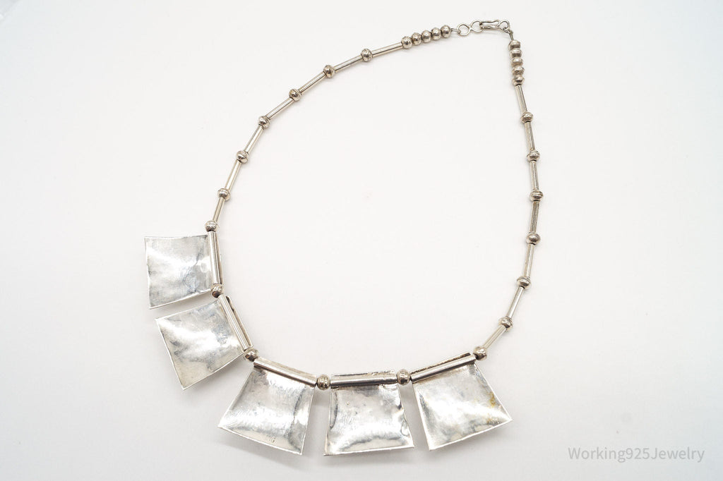 Vintage Native America Pink Mother Of Pearl Silver Necklace | Jewelry > Necklaces > Pendants | Wiccan Center
