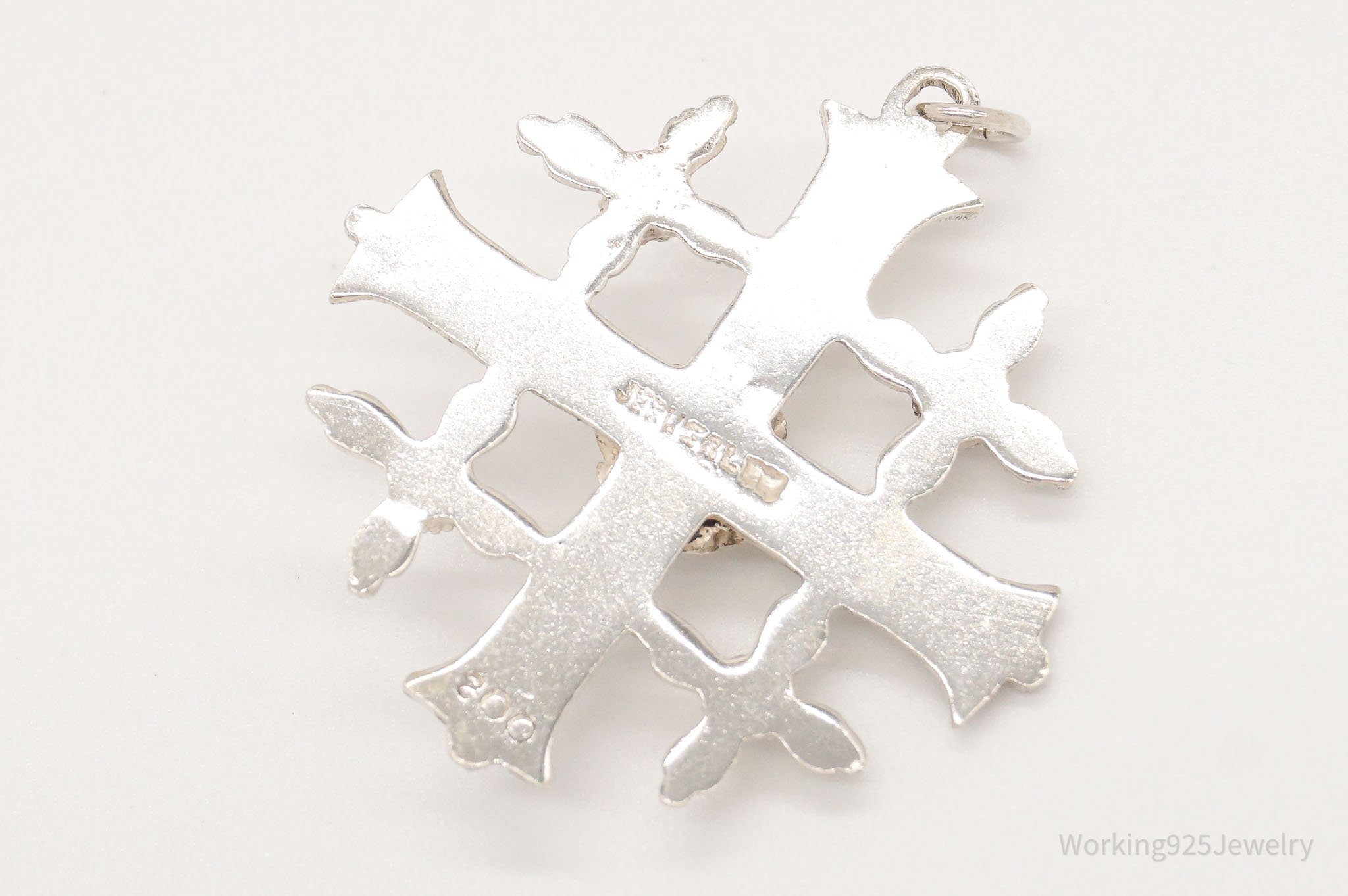 Vintage Large Jerusalem Cross 800 Silver Pendant | Jewelry > Necklaces > Pendants | Wiccan Center