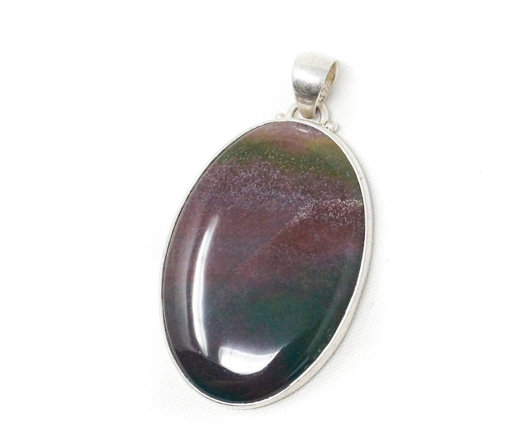 Large Vintage Fluorite Southwest Sterling Silver Necklace Pendant | Jewelry > Necklaces > Pendants | Wiccan Center
